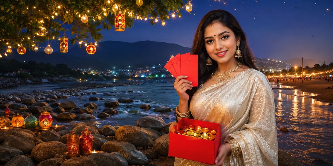 কক্সবাজারে লাল খামের বোনাস অফার নিচ্ছেন শাড়ি পরা নারী